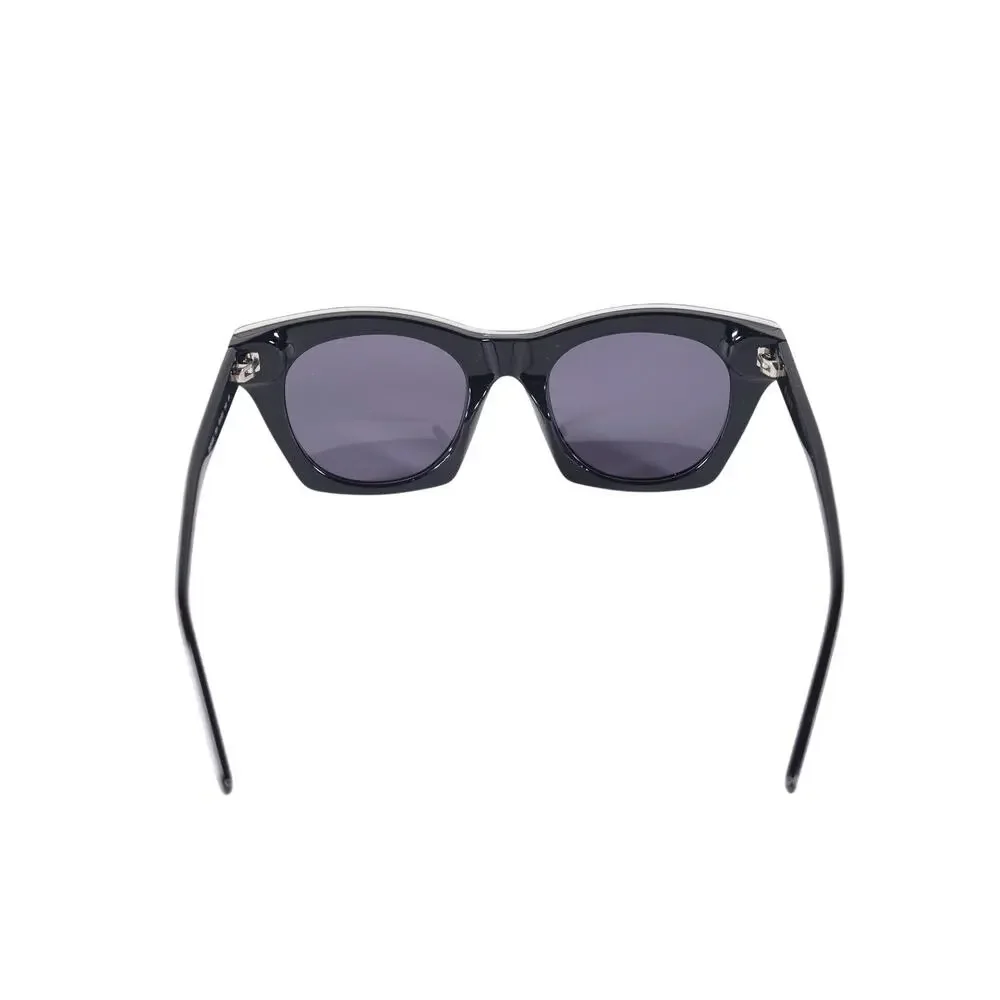 DKNY Square Cat Eye Women's Designer Sunglasses - Black / Grey - NWT